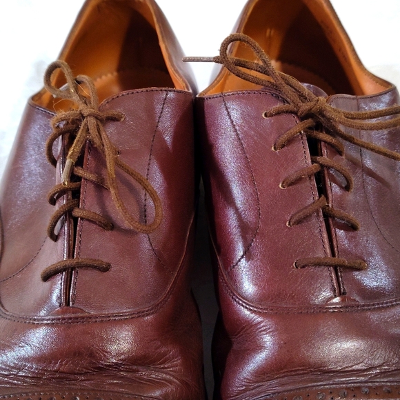 Ballys of Switzerland Men's Brown Cap Toe Dress Shoe - Bally Shoe Bags Included - Picture 4 of 16